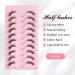 Parrarri Half Eyelashes - 10 Pairs Cat Eye 3D Reusable Fake Lashes | Premium Quality Artificial Eyelashes H-16 - Buy Online on GoSupps.com