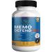 Memo Defend Max Memory Support Supplement 60 Capsules with Vitamins A C D E B Complex DHA Bacopa Grapefruit Seed (1)