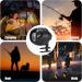 ePicsoa 2 Pcs Croc Lights - Rechargeable Headlights for Croc Shoes - IPX5 Waterproof - 3 Light Modes - Perfect Gift for Adults & Kids - Black - Buy Online on GoSupps.com
