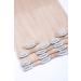 Clip In Extensions Set 100% Real Hair - 7 Pieces 70g 55cm #613 Light Blonde Hair Extensions - Buy Online on GoSupps.com