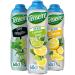 Set of 3 Teisseire Zero Sugar Syrups (Citron - Lime Mojito Lemon) for Refreshing Drink Cocktails Recyclable Bottle 3 x 60 cl