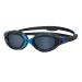 Zoggs Unisex Predator Flex Swimming Goggles Grey/Blue/Smoked Tint One Size Single