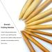 Bamboo Knitting Needles - 10-inch US Size 7 (4.5mm) Single Pointed Needles for DIY Knitting - Buy Online on GoSupps.com