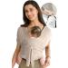 Konny Baby Carrier Flex Summer - Adjustable Air-Mesh Carrier, Hassle-Free, Easy to Wear Infant Sling Wrap, Perfect for Newborn Babies up to 44 lbs Toddlers (XS-XL) - Beige Adjustable (XS  XL) Air Mesh - Beige