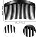 4 Pieces Plastic French Twist Comb Hair Clips for Women and Girls - 23 Teeth Side Combs for Fine Hair - 4 Colors - Buy Online on GoSupps.com