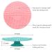 4 Pack Silicone Makeup Brush Cleaning Mat - Round Cosmetic Brush Cleaner Pad with Suction Cup (Green, Purple, Pink, Rose Red) - Buy Online on GoSupps.com