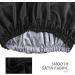 2 PSC Large Satin Bonnet for Women - Adjustable Black Leopard Silk Hair Cap for Night Sleeping - Buy Online on GoSupps.com