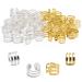Tbestmax 100 pcs Hair Beads Dreadlocks Hair Jewelry for Women Braiding  Hair Rings Clips Accessories  Metal Cuffs Decoration (Silver  Golden)