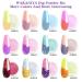 Dipping Powder Nails Set - 12 Sun Changing Colors | Easy Dip Manicure Kits for Home & Salon - Buy Online on GoSupps.com