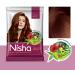 Nisha Natural Brown Hair Color Dye - Ammonia-Free Henna Powder (Pack of 10 15g) - International Shipping Available - Buy Online on GoSupps.com
