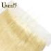 12 UNEED 613 Blonde Brazilian Virgin Remy Human Hair Frontal Closure 13x4 Transparent HD Lace Frontal - Pre Plucked, Natural Hairline (12A Straight) - Buy Online on GoSupps.com