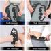 Six-Wheel Fascia Muscle Roller | Cellulite Massage Roller for Muscle Soreness Relief | Thigh, Calf, Arm, Shoulder | Deep Tissue Massage Roller - Black - Buy Online on GoSupps.com