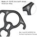 SOB Abseed Figure 8 Ring - Aluminum Magnesium Alloy Safety Device for Outdoor Climbing & Hammocks | 40kN Black - Buy Online on GoSupps.com