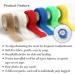 Self Adhesive Bandage Wrap - 1 Inch 6 Pack - Elastic Vet Wrap for Sports Injury Wrist Ankle - Buy Online on GoSupps.com