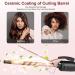 Curling Wand 9MM Thin Curling Iron Tight Curls for All Hair Types Tourmaline Ceramic Barrel 30-Second Heat-Up Long&Short Hair Culer Pro Curling Tongs Black - Buy Online on GoSupps.com