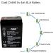 Casil 6V 4Ah Replacement Battery for CHAOYUAN CY640(I) - International Shipping Available - Buy Online on GoSupps.com