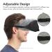 Adjustable Cotton Eye Cover for Sleeping | Light Blocking Eyeshade | Comfortable Travel Eye Mask (Black - Buy Online on GoSupps.com