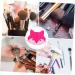 DRESSOOS fox scrub makeup brush cleaning pad silicone makeup brush cleaner mat makeup brush cleaning pad makeup brush scrubber mat makeup gadgets make up kit drying rack Silica gel cosmetic 17x15cm Rosy - Buy Online on GoSupps.com