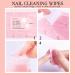 Lint Free Nail Wipes - 1200PCS Non-Woven Fabric for Nail Cleaning & Lash Extensions - Soft & Durable (Pink - Buy Online on GoSupps.com