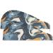 Dark Blue Khaki Abstract Graffiti Hair Towel 2 Pack - Super Absorbent Quick Dry Hair Turbans for Women & Girls | Stylish Hair Drying Solution - Buy Online on GoSupps.com