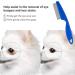 BENSEAO Flea Comb for Cats & Dogs - Metal Teeth for Effective Grooming & Lice Removal - Durable & Easy to Use - Includes Storage Pouch - 3 Piece Set in Blue - Buy Online on GoSupps.com