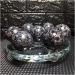 Crystal Rough Natural Gabbro Stone BallSeven Star Array Crystal Sphere Minerals Specimens for Reiki Home Decoration - Buy Online on GoSupps.com