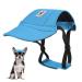 Pawaboo dog baseball caps dog preap with elastic ear holes adjustable dog cap sport pet hat sun protection for small medium -sized & large dogs dogs outfits dog costume (blue s) s