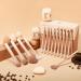 Ducare 14Pcs Coffee Series Makeup Brushes Set with Sponges - Premium Gift for Foundation, Blending, Powder, Blush, Eye Shadows - Buy Online on GoSupps.com