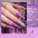 Dip Powder Nails - 28g/Box Purple Colors, No Lamp Cure, Gel Polish Effect - HJ-ND064B-No.68 - Buy Online on GoSupps.com