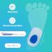 Buy Original Health Press Heel Pillow - Gel Insoles for Comfort - 2 Pair Silicone Heel Cushions for Men - Blue Professional Shoe Inserts - Buy Online on GoSupps.com