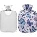 Buy Hot Water Bottles with Butterfly Cover - 2L Pain Relief & Bed Warmer for Sports Injuries | International Shipping - Buy Online on GoSupps.com
