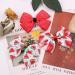 Watermelon Bow Hair Clips - Set of 6 Cute Fruit Hairclips for Girls - BBG22 - Buy Online on GoSupps.com