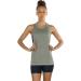 Icyzone Workout Tank Tops for Women - Pack of 3 Running Muscle Tank Sport Gym Yoga Athletic Shirts in Black/White/Grey - Size Medium - Buy Online on GoSupps.com