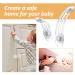 Septeteamay 12-Piece Child Locking Cabinet Set | Transparent Drawer Protection for Baby Safety | No-Drill Installation | Two Sizes Available - Buy Online on GoSupps.com