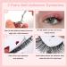 3 Pairs Self-Adhesive Eyelashes Reusable False Eyelashes with Tweezers No Glue Needed Natural Look Like Lash Extensions Waterproof Glueless Eyelashes - Buy Online on GoSupps.com