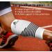 ActivRunner Calf Compression Sleeves. 2 Pairs Per Pack. Performance Compression Support for Improved Circulation Shin Splints Calf Muscle Cramps Injury Prevention Exercise Recovery Large (calf 38-45cm) White/Black - Buy Online on GoSupps.com