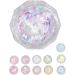 12 Jars Nail Art Glitter Sequins Set DIY Nail Art Stickers Manicure Decoration for Face Body Glitters Makeup Party Masquerade - Buy Online on GoSupps.com