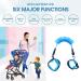 2.5M Anti-Lost Children's Wristband | 360 Rotate Straps for Toddler Safety | Blue Hand Harness for Walking & Travel - Buy Online on GoSupps.com