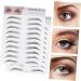 FOMIYES 6 Pcs 3d Eyebrow Stickers Natural Eyebrow Sticker Eyebrow Transfer Stickers Template Water Proof 6d - Buy Online on GoSupps.com