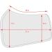 ECP 3D Mesh Western Saddle Pad - Therapeutic Diamond Quilted Cotton - All Purpose Support - Buy Online on GoSupps.com