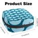 Shop Portable Women's Binding-Storage Bags | Menstrual Cup Pocket & Pads for Teens - Cute Blue Whales Design - Buy Online on GoSupps.com