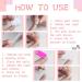 IMSOHOT Gradient Pink Extra Long Square Press on Nails - Nude False Acrylic Glue on Nails for Women and Girls | DIY C-001 - Buy Online on GoSupps.com