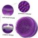 COHEALI Silicone Bath Brush Household Cleaning Tools Silicone Cleaning Brush Cleaning Brushes for Household Use Body Cleaning Brush Bathing Supply Bathing Scrubber Miss Toiletries Purple 9x8cm - Buy Online on GoSupps.com