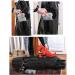Allnice Canvas Fishing Rod Organizer Bag - Holds 5 Poles & Tackle - Durable Travel Carry Case in Black - Buy Online on GoSupps.com