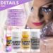 Body Glitter Stick Set - 3pc Festival Cosmetic Glitter for Face Lips Eyes & Hair | Holographic Gold & Silver Sequin Party Sparkle - Buy Online on GoSupps.com