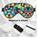 Square Geometry Diagram Eye Mask - Soft Adjustable Sleep Mask for Men & Women | International Shipping - Buy Online on GoSupps.com