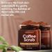 MYST RE BEAUT Arabica Coffee Body Scrub - Exfoliating Natural Skin Care with Coconut Oil & Vitamin E - Reduces Cellulite, Stretch Marks & Eczema - Moisturizing - 12 oz - Buy Online on GoSupps.com