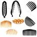 18-Piece Banana Hair Clips Set | Classic Twist Comb Accessories for Women Girls - 11/29 Teeth Ponytail Clips - Buy Online on GoSupps.com