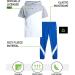RBX Boys' Active Jogger Set - Navy/White 2-Piece Hooded T-Shirt & Fleece Joggers (Size 8-12) - Buy Online on GoSupps.com