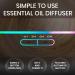 Everlasting Comfort Essential Oil Diffuser (400ml) - Aromatherapy Diffuser for Large Rooms 7 LED Colors Quiet & Auto Shut-Off - Perfect Home Scent Solution - Buy Online on GoSupps.com